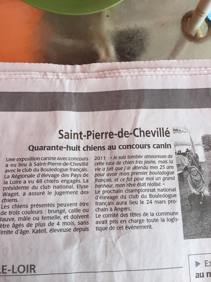 Von Boule D'esteix - Régionale d'Elevage de St Pierre 72 du CBF